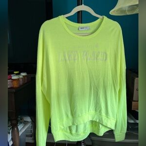 Neon Yellow Sweatshirt